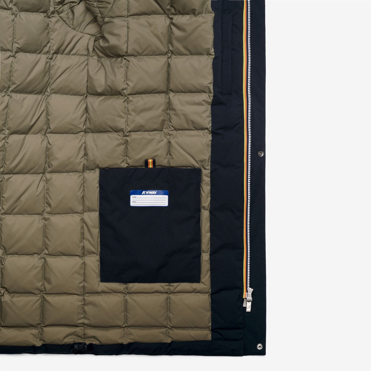 JARNO ST THERMO - Vestes - Longueur 3/4 - Homme - Blue Depth-Green Army