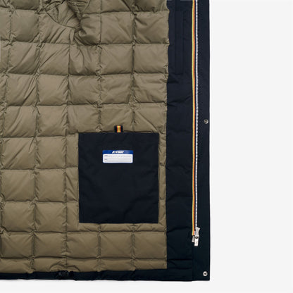 JARNO ST THERMO - Vestes - Longueur 3/4 - Homme - Blue Depth-Green Army