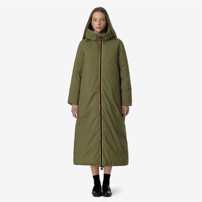 ORLEN VELVET THERMO DOUBLE - Vestes - Long - Femme - Green Winter