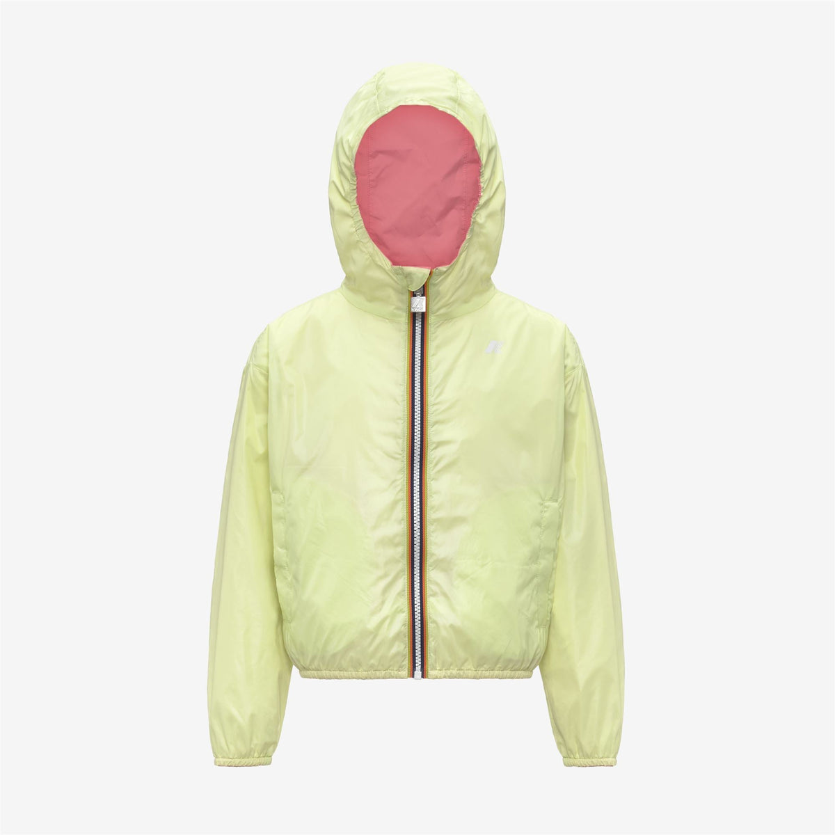 P. LAURETTE PLUS.2 DOUBLE - Vestes - Court - Fille - Pink Geranium-Yellow Lime