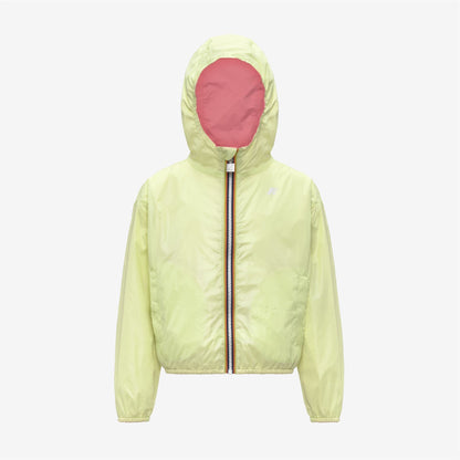 P. LAURETTE PLUS.2 DOUBLE - Vestes - Court - Fille - Pink Geranium-Yellow Lime