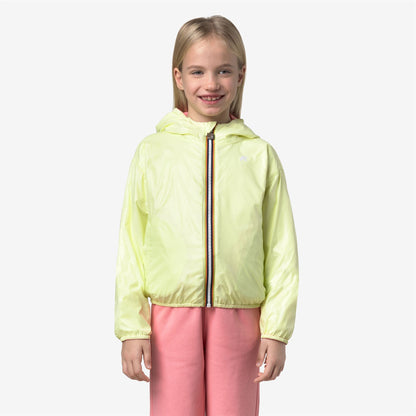 P. LAURETTE PLUS.2 DOUBLE - Vestes - Court - Fille - Pink Geranium-Yellow Lime