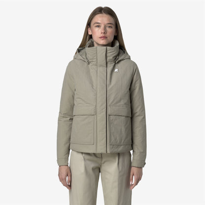 KALI WARM COTTON NYLON - Vestes - Court - Femme - Green Oak