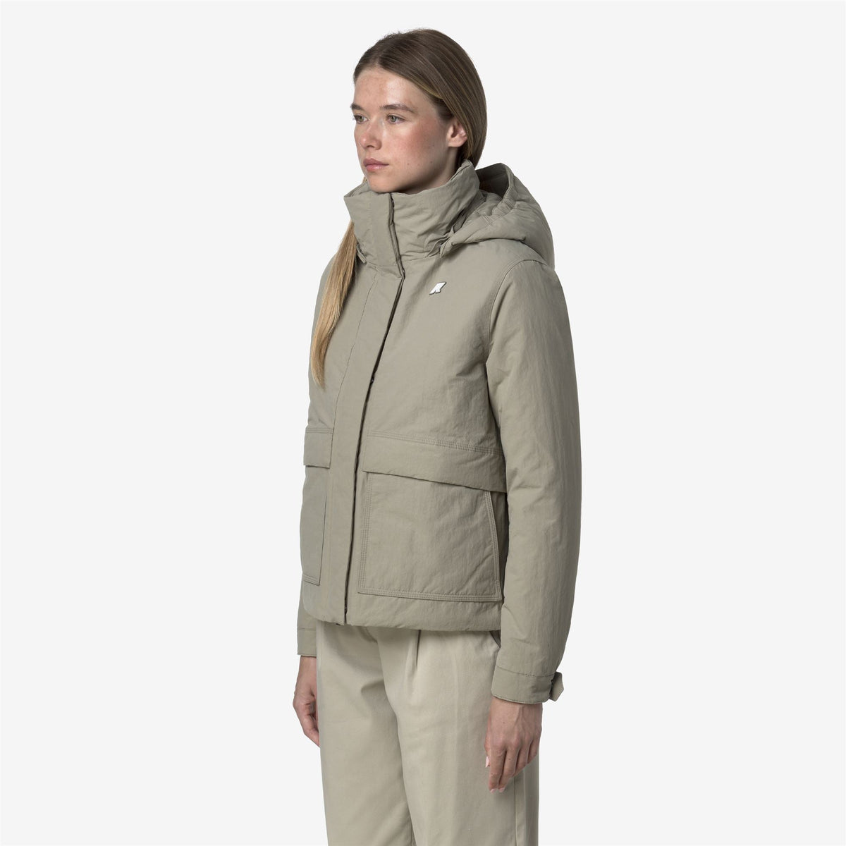 KALI WARM COTTON NYLON - Vestes - Court - Femme - Green Oak