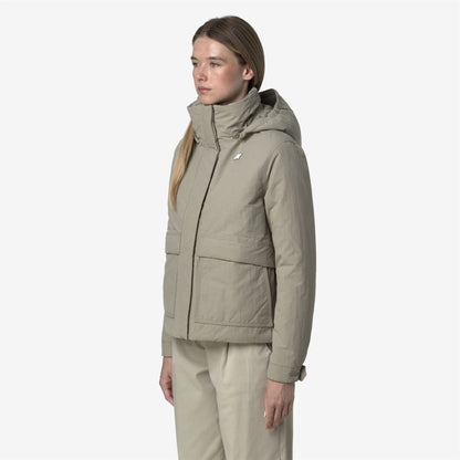 KALI WARM COTTON NYLON - Vestes - Court - Femme - Green Oak