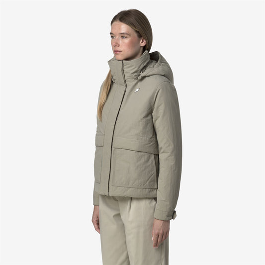 KALI WARM COTTON NYLON - Vestes - Court - Femme - Green Oak
