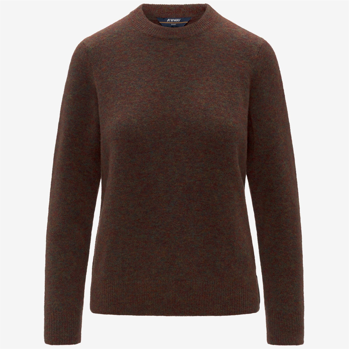 CLARISSE WOOL STRETCH - Maille - Pull-over - Femme - Brown Coffee Mix