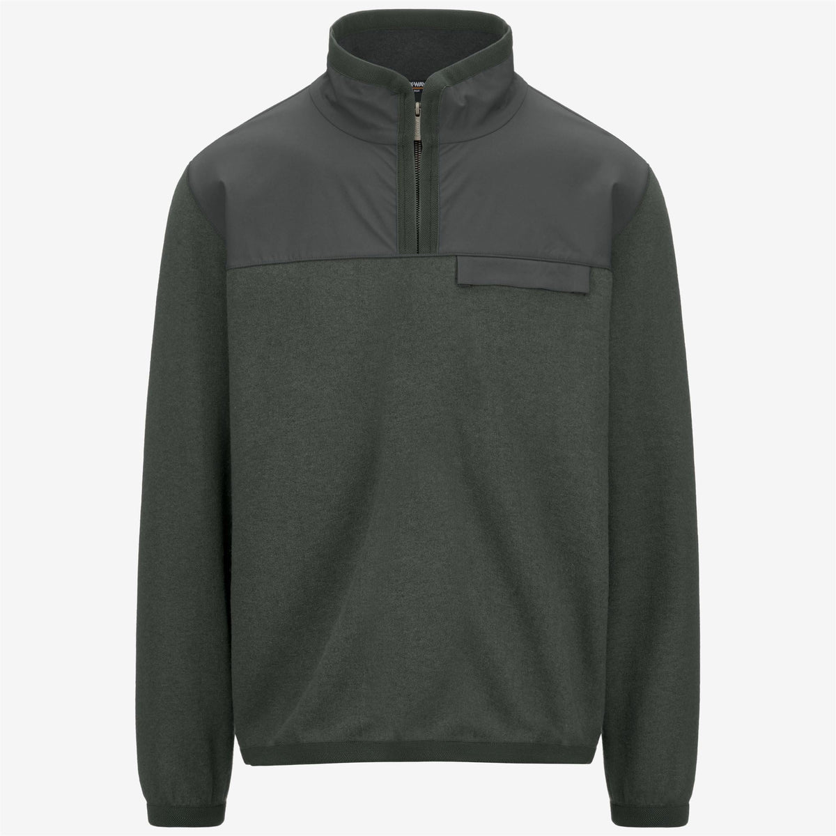FLEURY WOOL NYLON MIX - Polaire - Pull-over - Homme - GREEN BLACKISH -Blue Airforce