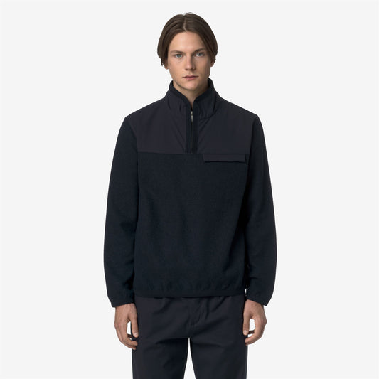 FLEURY WOOL NYLON MIX - Polaire - Pull-over - Homme - Blue Depth-Blue Airforce