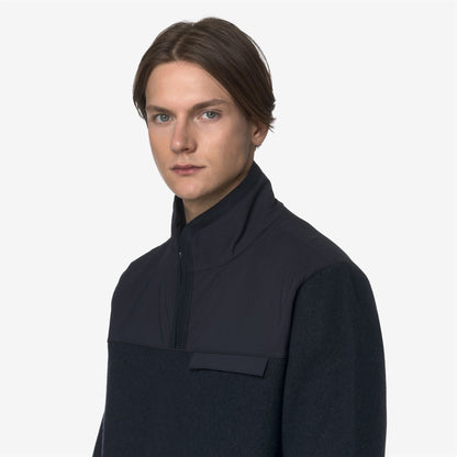 FLEURY WOOL NYLON MIX - Polaire - Pull-over - Homme - Blue Depth-Blue Airforce