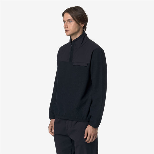 FLEURY WOOL NYLON MIX - Polaire - Pull-over - Homme - Blue Depth-Blue Airforce