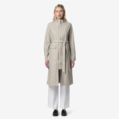 HORIEN NATURAL BLEND - Vestes - Long - Femme - BEIGE LT COMBO-BEIGE LT