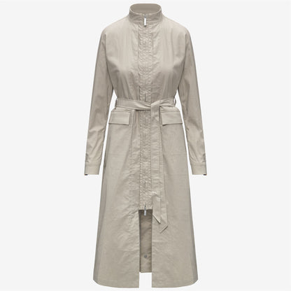 HORIEN NATURAL BLEND - Vestes - Long - Femme - BEIGE LT COMBO-BEIGE LT
