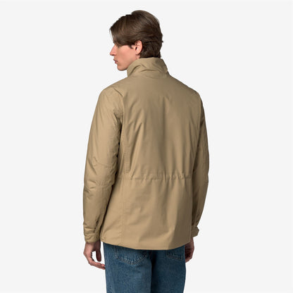 MANUENE WARM MICRO CANVAS - Vestes - Milieu - Homme - Beige Khaki