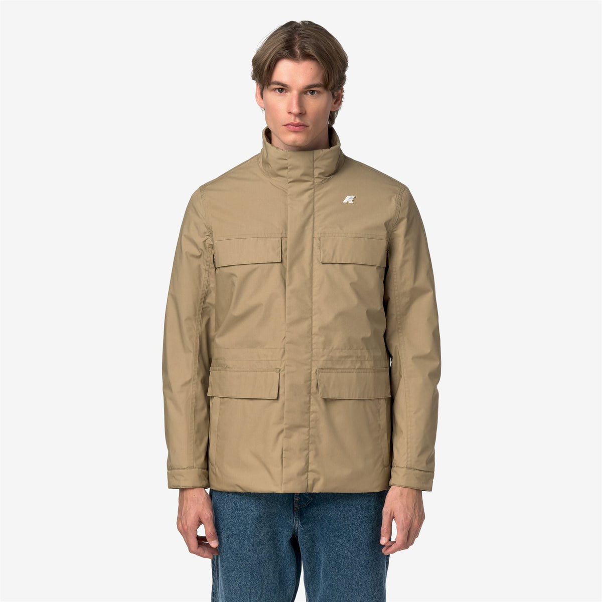 MANUENE WARM MICRO CANVAS - Vestes - Milieu - Homme - Beige Khaki