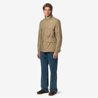 MANUENE WARM MICRO CANVAS - Vestes - Milieu - Homme - Beige Khaki