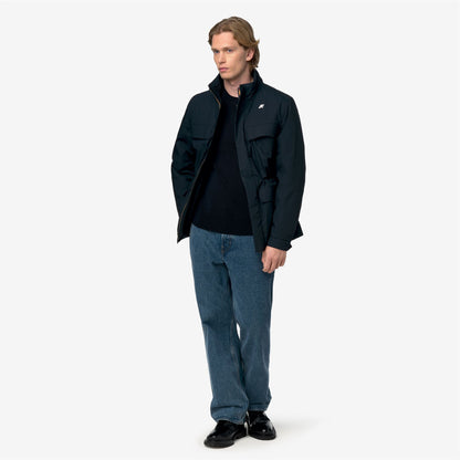MANUENE WARM MICRO CANVAS - Vestes - Milieu - Homme - Blue Depth