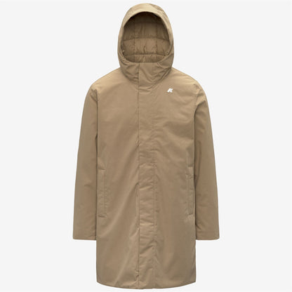 THOMAS WARM MICRO CANVAS - Vestes - Long - Homme - Beige Khaki