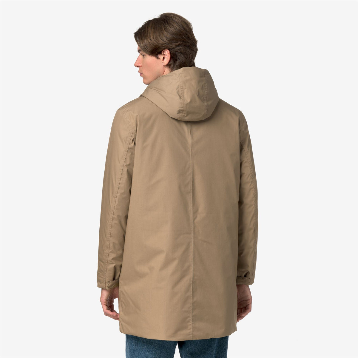 THOMAS WARM MICRO CANVAS - Vestes - Long - Homme - Beige Khaki