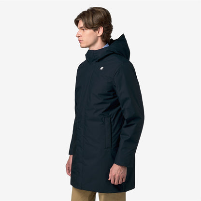THOMAS WARM MICRO CANVAS - Vestes - Long - Homme - Blue Depth