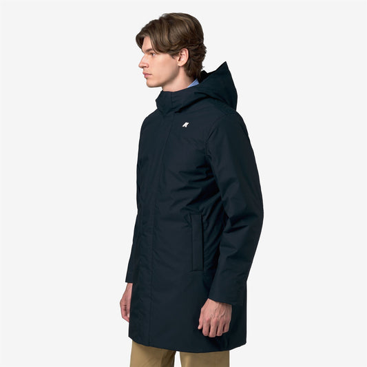 THOMAS WARM MICRO CANVAS - Vestes - Long - Homme - Blue Depth
