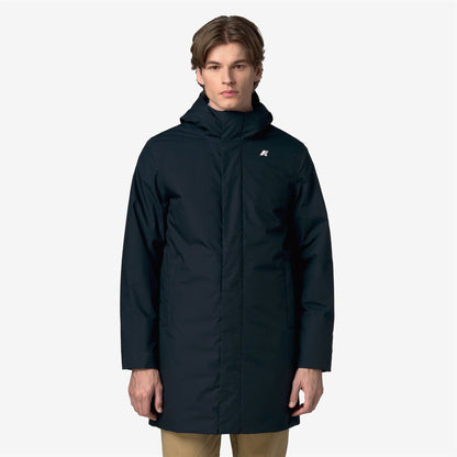 THOMAS WARM MICRO CANVAS - Vestes - Long - Homme - Blue Depth
