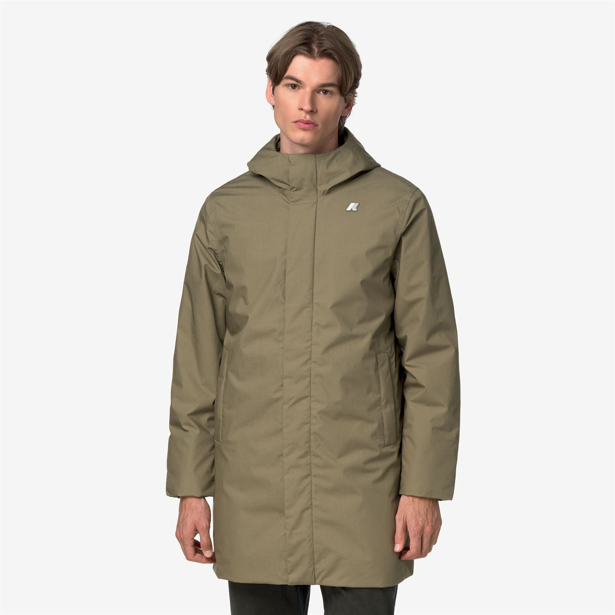 THOMAS WARM MICRO CANVAS - Vestes - Long - Homme - Green Army