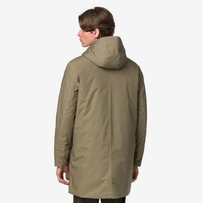 THOMAS WARM MICRO CANVAS - Vestes - Long - Homme - Green Army
