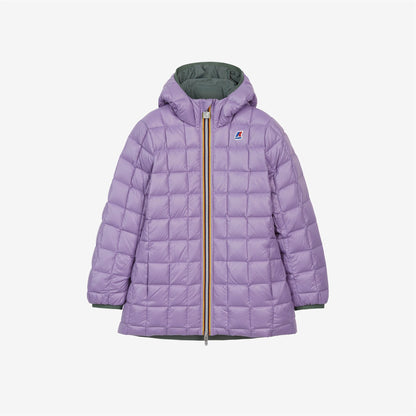 P. SOPHIE THERMO PLUS.2 DOUBLE - Vestes - Milieu - Fille - Green Laurel-Violet Lavender