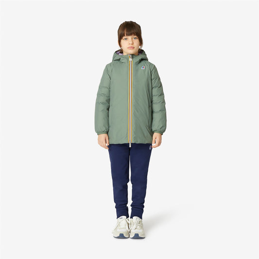 P. SOPHIE THERMO PLUS.2 DOUBLE - Vestes - Milieu - Fille - Green Laurel-Violet Lavender