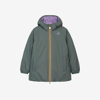 P. SOPHIE THERMO PLUS.2 DOUBLE - Vestes - Milieu - Fille - Green Laurel-Violet Lavender