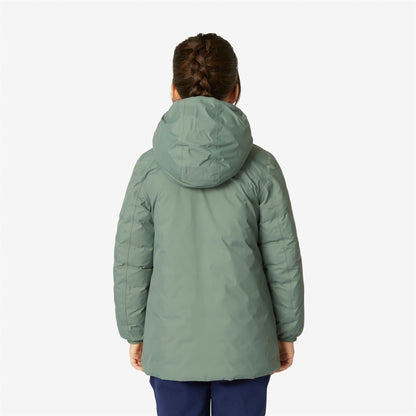P. SOPHIE THERMO PLUS.2 DOUBLE - Vestes - Milieu - Fille - Green Laurel-Violet Lavender
