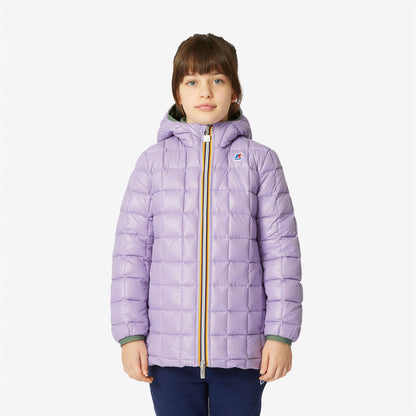 P. SOPHIE THERMO PLUS.2 DOUBLE - Vestes - Milieu - Fille - Green Laurel-Violet Lavender