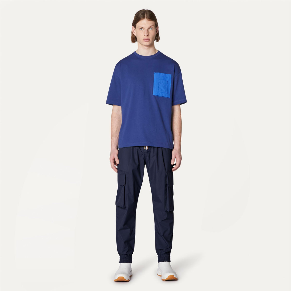 LEO POCKET 2.1 AMIABLE SILVER - Pantalon - Cargo - Unisexe - Blue Print-Blue Royal