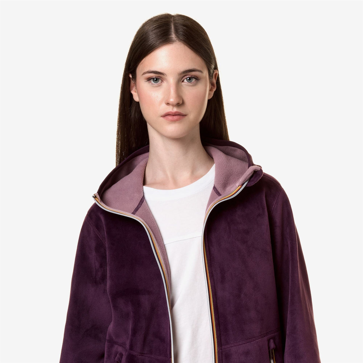 LILY VELOUR POLAR DOUBLE - Polaire - Veste - Femme - Violet P-Violet D