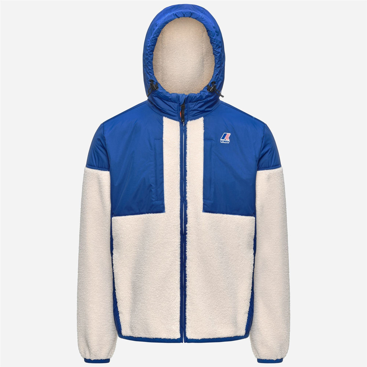 SAMSON 4.0 ORSETTO - Polaire - Sweat à capuche zippé intégral - Unisexe - Blue Royal Marine-White Tofu