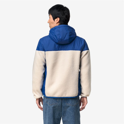 SAMSON 4.0 ORSETTO - Polaire - Sweat à capuche zippé intégral - Unisexe - Blue Royal Marine-White Tofu