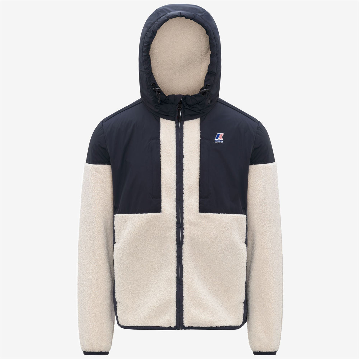 SAMSON 4.0 ORSETTO - Polaire - Sweat à capuche zippé intégral - Unisexe - Blue Depth-Ecru