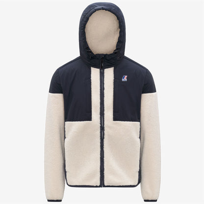 SAMSON 4.0 ORSETTO - Polaire - Sweat à capuche zippé intégral - Unisexe - Blue Depth-Ecru