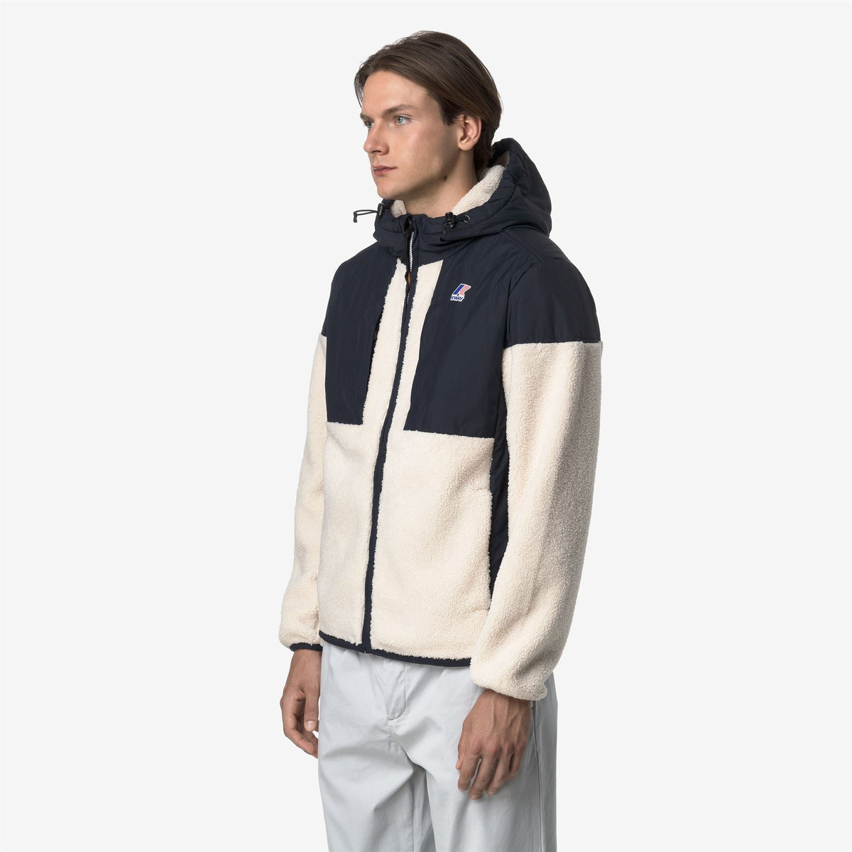 SAMSON 4.0 ORSETTO - Polaire - Sweat à capuche zippé intégral - Unisexe - Blue Depth-Ecru