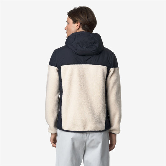 SAMSON 4.0 ORSETTO - Polaire - Sweat à capuche zippé intégral - Unisexe - Blue Depth-Ecru