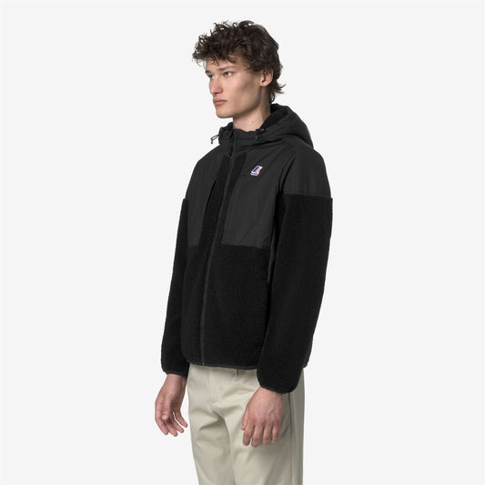 SAMSON 4.0 ORSETTO - Polaire - Sweat à capuche zippé intégral - Unisexe - Black Pure