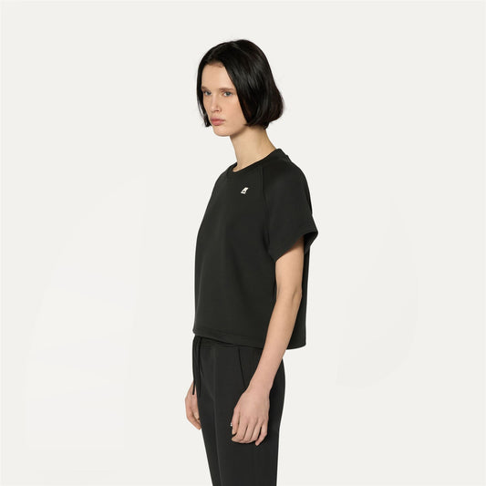 GUENDALINE LIGHT SPACER - T-shirts et hauts - T-shirt - Femme - Black Pure