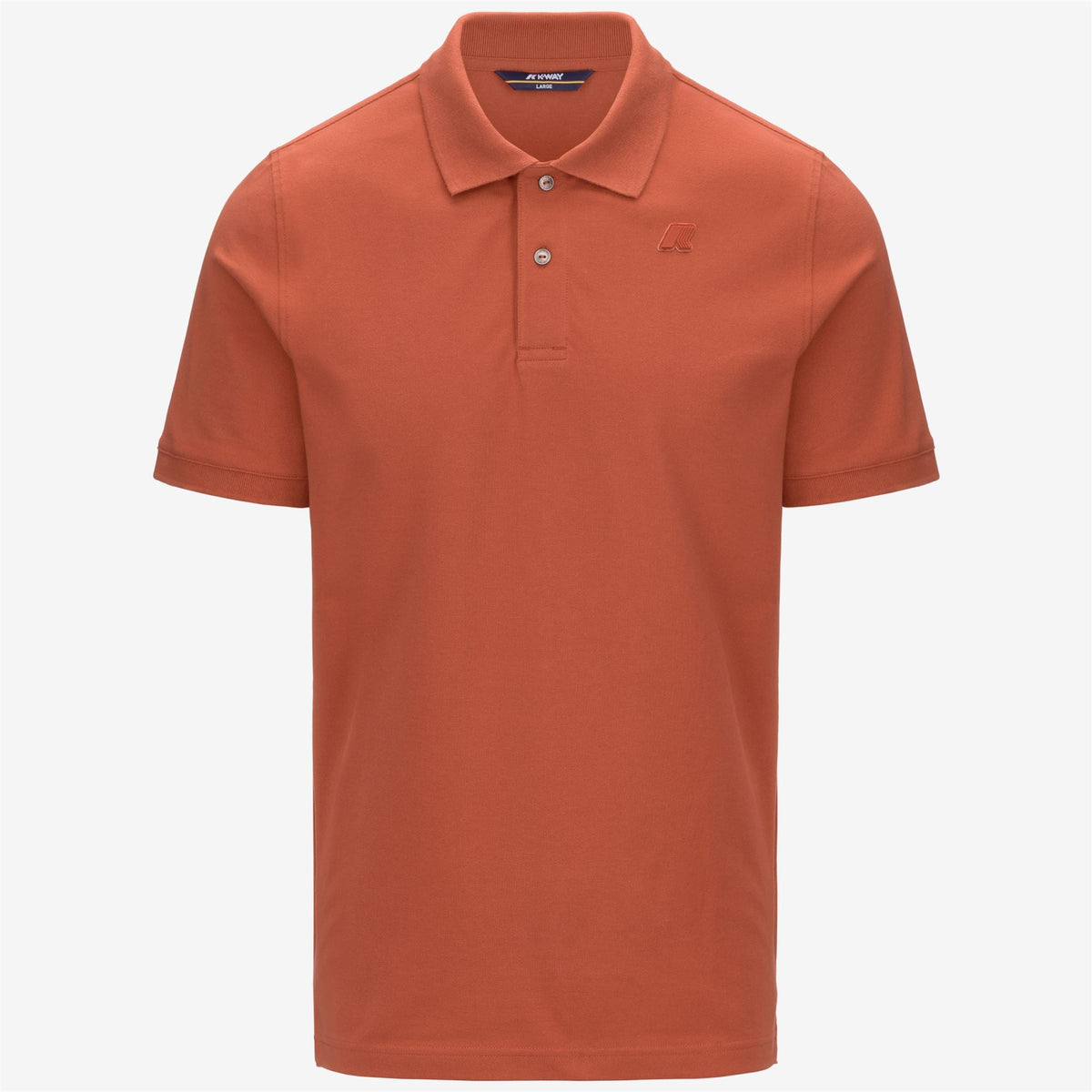 AMEDEE PIQUE SLIM - Polos - Polo - Homme - Orange Brownish