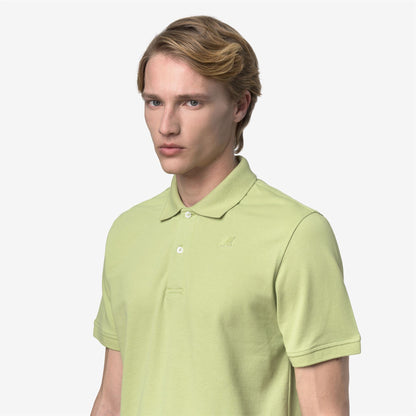 AMEDEE PIQUE SLIM - Polos - Polo - Homme - Green Dk Lime