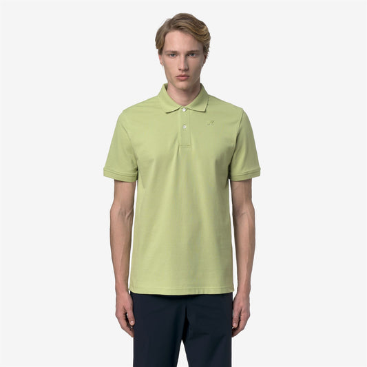 AMEDEE PIQUE SLIM - Polos - Polo - Homme - Green Dk Lime