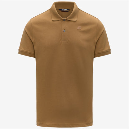 AMEDEE PIQUE SLIM - Polos - Polo - Homme - Brown Bistre