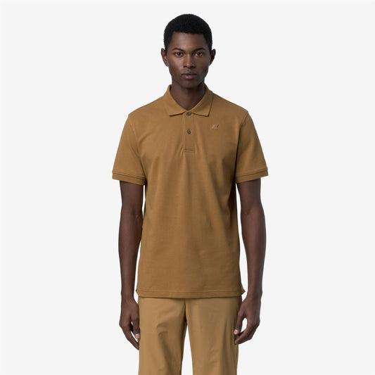 AMEDEE PIQUE SLIM - Polos - Polo - Homme - Brown Bistre