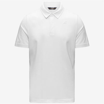VIGGO LT STRETCH JERSEY SLIM - Polos - Polo - Homme - White-White
