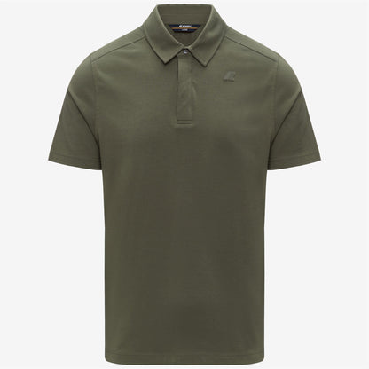 VIGGO LT STRETCH JERSEY SLIM - Polos - Polo - Homme - Green Lichen